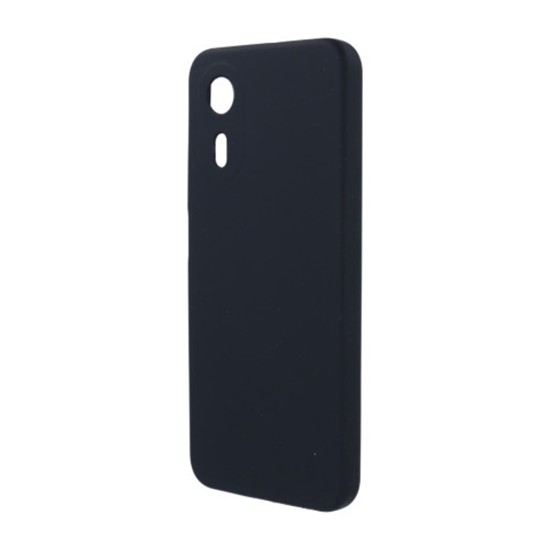 Silicone Case with Camera Shield for Oppo A17 Black